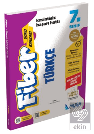 7. Sınıf Türkçe Fiber Soru Bankası Cahit Şenkaya Muba Yayınları Satın 