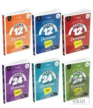 7. Sınıf Türkçe + Matematik + Fen Bilimleri + İngi