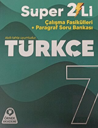 7. Sınıf Türkçe Süper 2'li Çalışma Fasikülleri + P