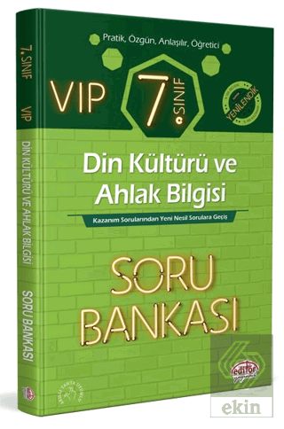7. Sınıf VIP Din Kültürü ve Ahlak Bilgisi Soru Ban