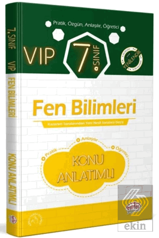 7. Sınıf VIP Fen Bilimleri Konu Anlatımlı Editör Y