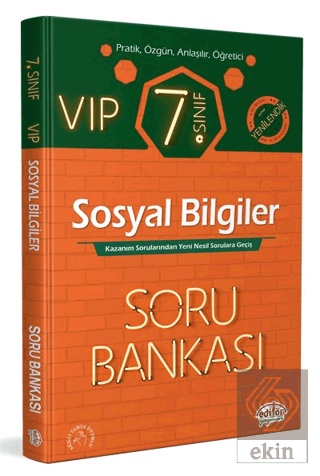 7. Sınıf VIP Sosyal Bilgiler Soru Bankası