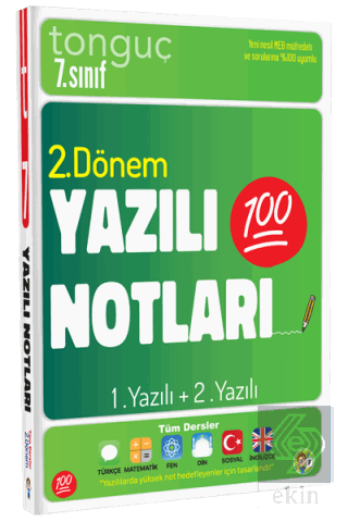 7. Sınıf Yazılı Notları 2. Dönem 1 ve 2. Yazılı