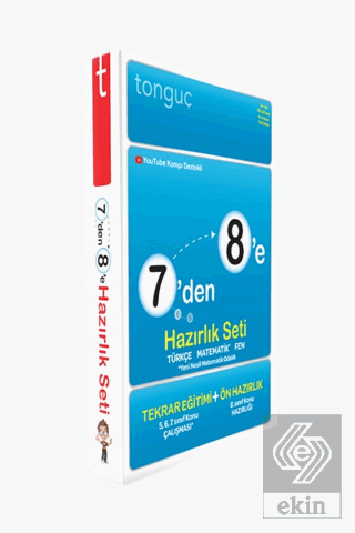 7'den 8'e Hazırlık Seti Tonguç Akademi