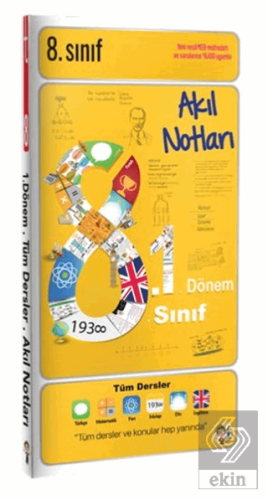 8. Sınıf 1. Dönem Akıl Notları