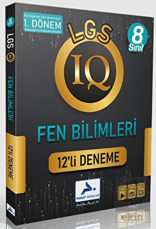 8. Sınıf 1. Dönem LGS IQ Fen Bilimleri 12'li Denem