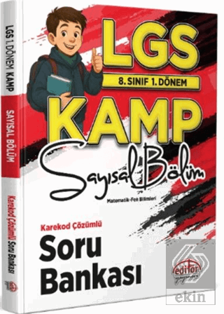 8. Sınıf 1. Dönem LGS Kamp Sayısal Bölüm Karekod Çözümlü Soru Bankası