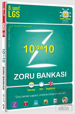 8. Sınıf 10'da 10 Zoru Bankası Tonguç Akademi