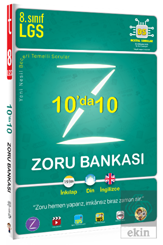 8. Sınıf 10'da 10 Zoru Bankası