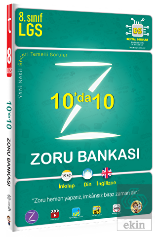 8. Sınıf 10'da 10 Zoru Bankası