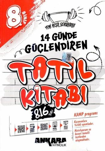 8. Sınıf 14 Günde Güçlendiren Tatil Kitabı