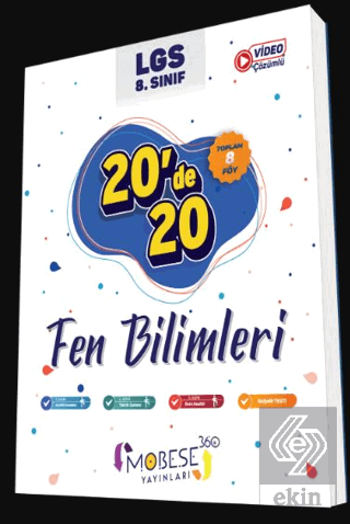 8.Sınıf 20de 20 Fen Bilimleri Kitabı