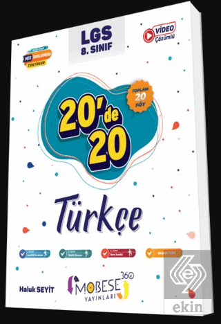 8. Sınıf 20de 20 Türkçe Kitabı