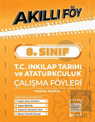 8. Sınıf Akıllı Föy T.C. İnkılap Tarihi ve Atatürk