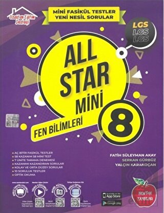 8. Sınıf All Star Mini Fen Bilimleri Newton Yayınl
