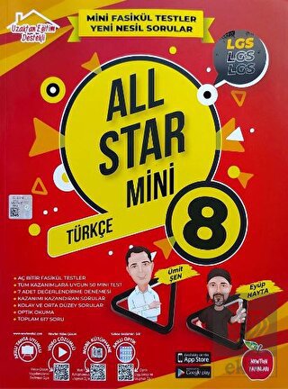 8. Sınıf All Star Mini Türkçe Soru Bankası