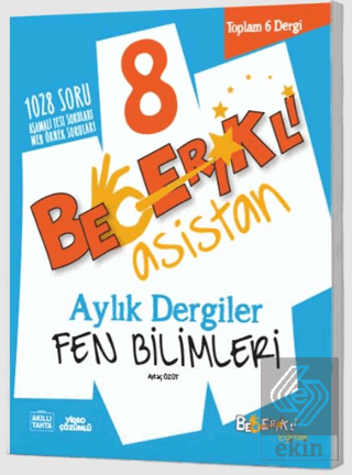 8. Sınıf Becerikli Asistan Fen Bilimleri Aylık Dergiler Seti Kolektif 