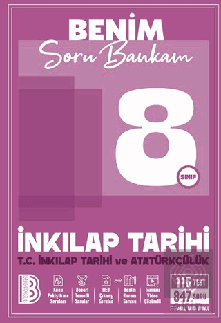 8. Sınıf Benim Soru Bankam İnkılap Tarihi