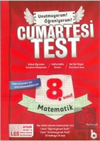 8. Sınıf Cumartesi Test Matematik