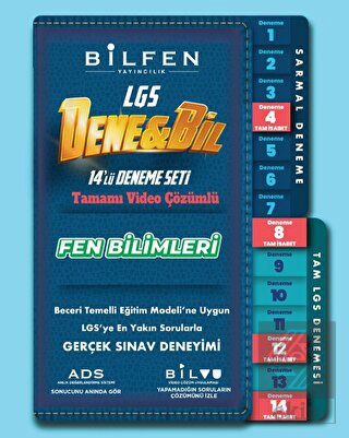 8.Sınıf Denebil Fen Bilimleri 14'lü Deneme Seti