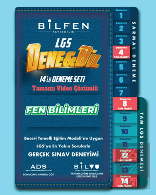 8.Sınıf Denebil Fen Bilimleri 14'lü Deneme Seti