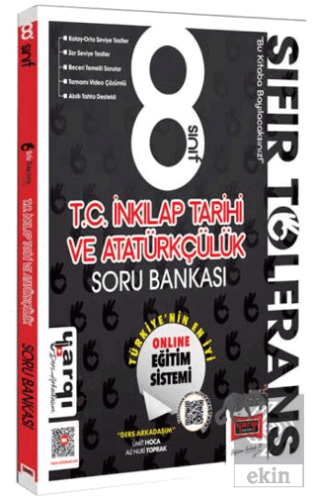 8. Sınıf Ders Arkadaşım Sıfır Tolerans T.C. İnkılap Tarihi ve Atatürkç