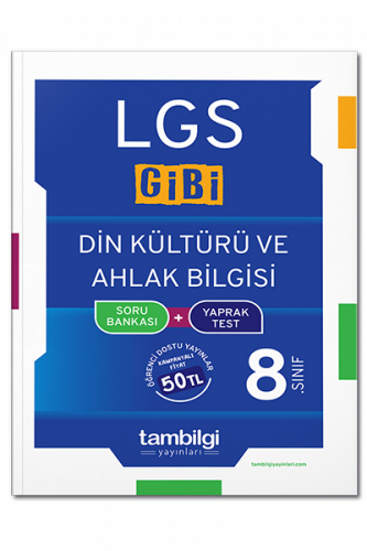 8. Sınıf Din Kültürü Ve Ahlak Bilgisi Soru Bankası
