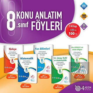 8.Sınıf Etkileşimli Konu Anlatım Föyleri Seti