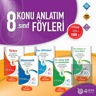 8.Sınıf Etkileşimli Konu Anlatım Föyleri Seti