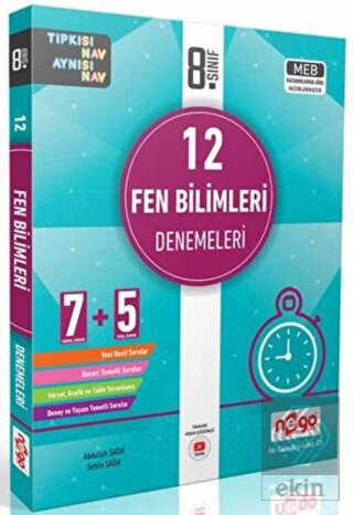 8. Sınıf Fen Bilimleri 12 li Branş Deneme Video Çö