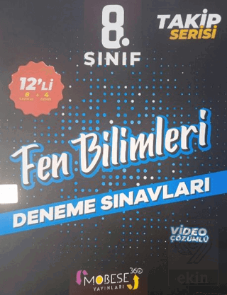 8 Sınıf Fen Bilimleri 12li Takip Serisi Deneme Sınavları