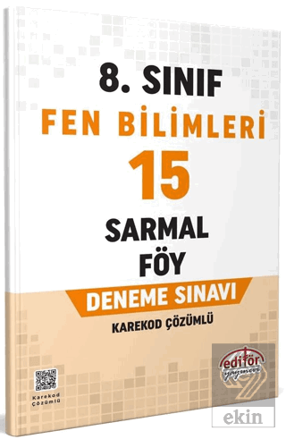8. Sınıf Fen Bilimleri 15 Sarmal Föy Deneme Sınavı