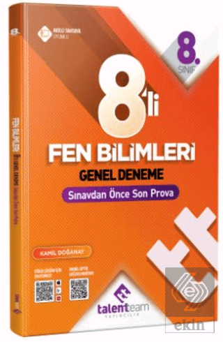 8. Sınıf Fen Bilimleri 8Li Genel Deneme Kollektif Talentteam Yayıncılı