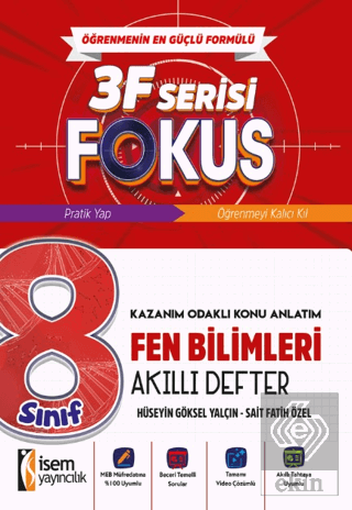 8. Sınıf Fen Bilimleri Akıllı Defter Hüseyin Göksel Yalçın İSEM Yayınc