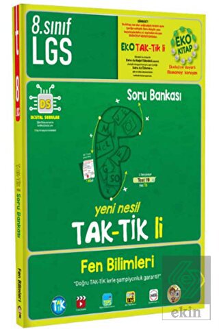 8. Sınıf Fen Bilimleri Eko Taktikli Soru Bankası