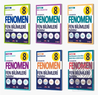 8.Sınıf Fen Bilimleri Fasikül Seti (6 Fasikül) Kolektif Fenomen Yayınl