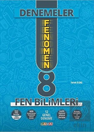8. Sınıf Fen Bilimleri Fenomen 12 Genel Deneme