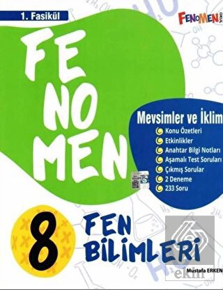 8. Sınıf Fen Bilimleri Fenomen Mevsimler ve İklim