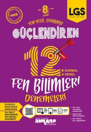 8. Sınıf LGS Fen Bilimleri Güçlendiren 12 Deneme