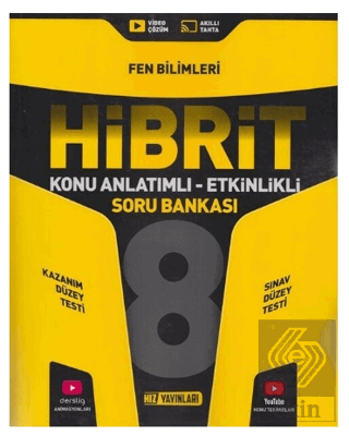 8. Sınıf Fen Bilimleri HİBRİT Konu Anlatımlı Etkinlikli Soru Bankası