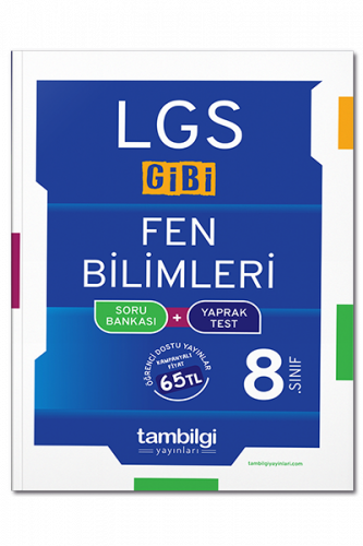 8. Sınıf Fen Bilimleri Soru Bankası + Yaprak Test