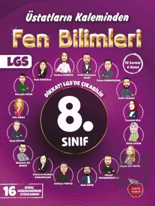 8. Sınıf Fen Bilimleri Üstatların Kaleminden 16 Deneme
