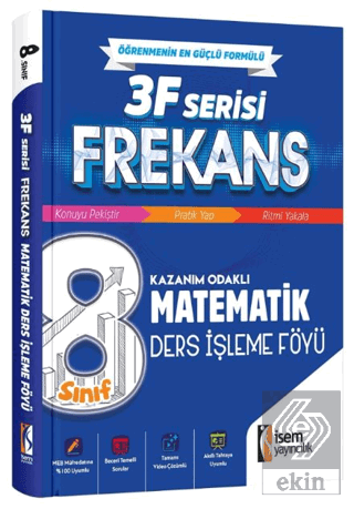 8. Sınıf Frekans Matematik Ders İşleme Föyü Kolektif İSEM Yayıncılık S