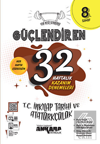 8. Sınıf Güçlendiren 32 Haftalık T.C İnkılap Tarih