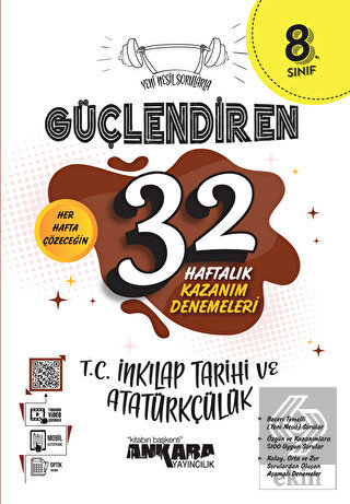 8. Sınıf Güçlendiren 32 Haftalık T.C İnkılap Tarih