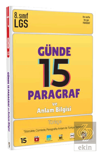 8.Sınıf Günde 15 Paragraf ve Anlam Bilgisi