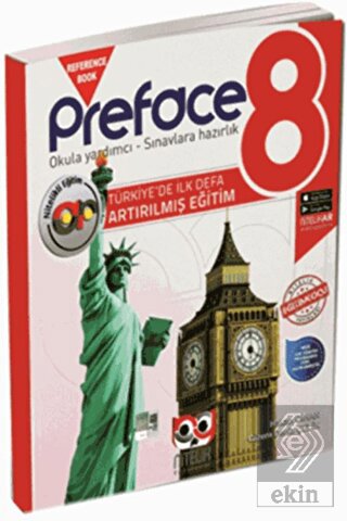 8. Sınıf İngilizce Preface Reference Book Artırılm