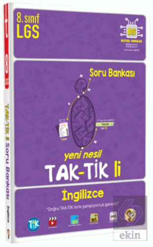 8. Sınıf İngilizce Taktikli Soru Bankası