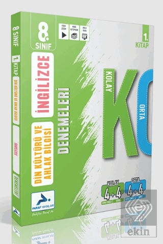8. Sınıf İngilizce ve Din Kültürü ve Ahlak Bilgisi Kolay Orta Branş De
