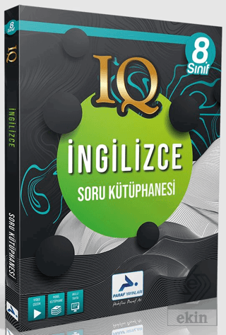 8. Sınıf IQ İngilizce Soru Kütüphanesi PRF Yayınla
